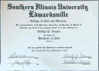 Southern Illinois University Edwardsville diploma