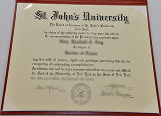 St. John's University degree