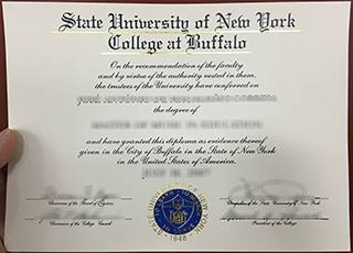 Buffalo State College diploma