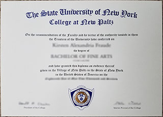 SUNY New Paltz diploma