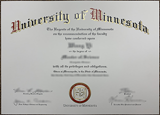 University of Minnesota diploma