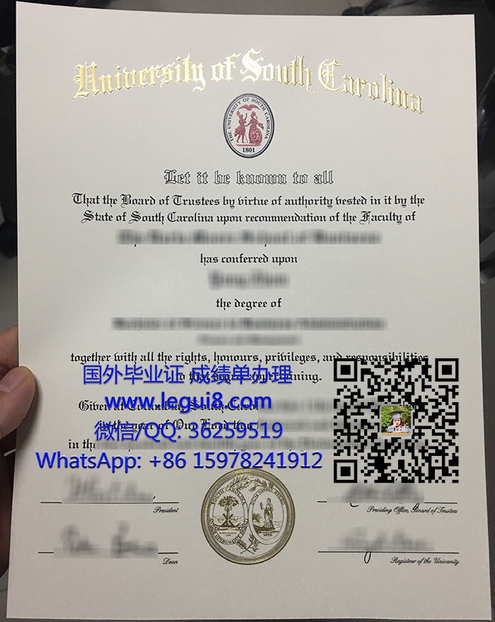 University of South Carolina degree