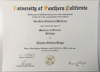 University of Southern California diploma