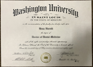 Washington University degree