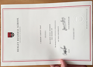 Henley Business School diploma