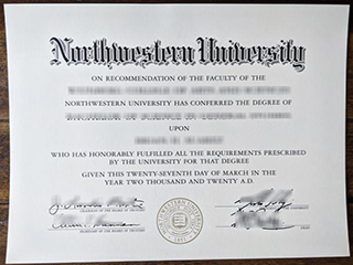 Northwestern University degree