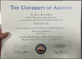 University of Arizona diploma