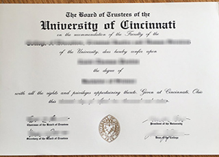 University of Cincinnati degree