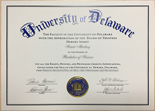 University of Delaware diploma