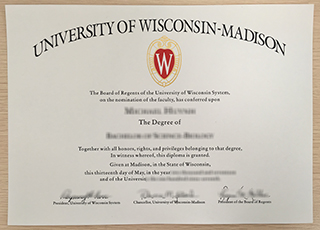 University of Wisconsin–Madison diploma