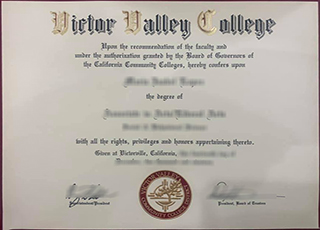 Victor Valley College diploma