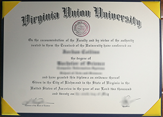 Virginia Union University diploma