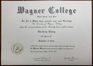 Wagner College diploma