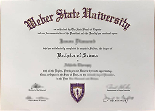 Weber State University diploma