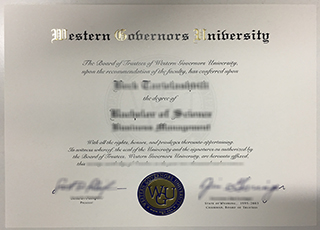 Western Governors University degree