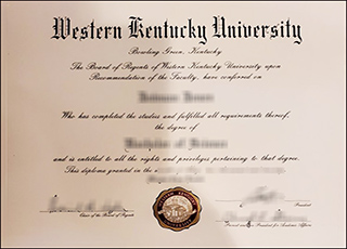 Western Kentucky University diploma