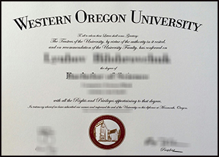 Western Oregon University diploma