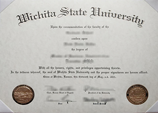 Wichita State University diploma