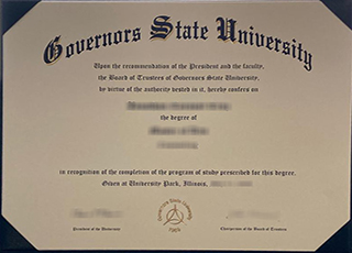 Governors State University diploma