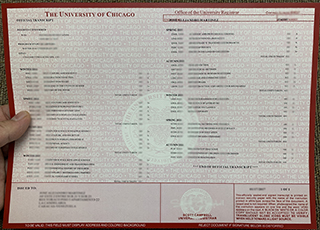 University of Chicago transcript