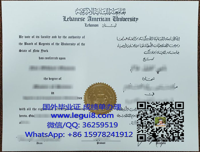 Lebanese American University degree