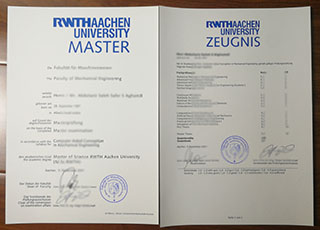 RWTH Aachen University Master degree