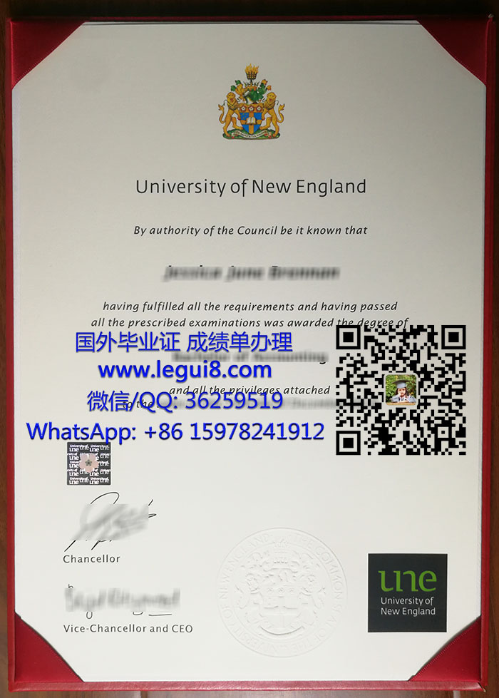 University of New England diploma