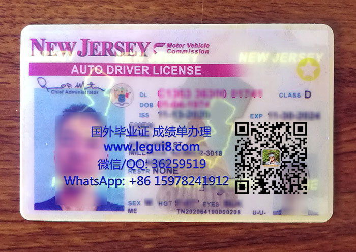 New Jersey Driving license