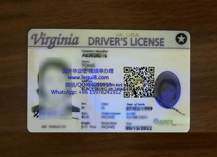 Virginia Driver's License