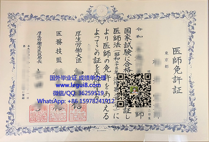 Japanese doctor license