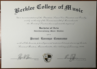 Berklee College of Music degree