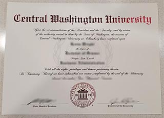 Central Washington University degree