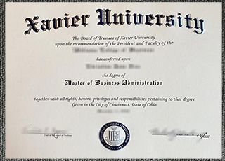 Xavier University MBA degree