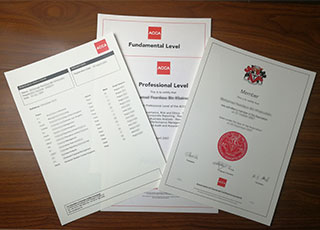 ACCA member certificate