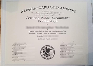 Illinois CPA certificate