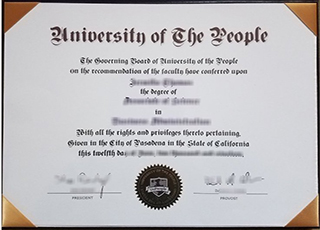 niversity of the People degree