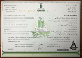 King Abdulaziz University degree