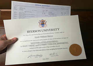 Ryerson University degree and transcript