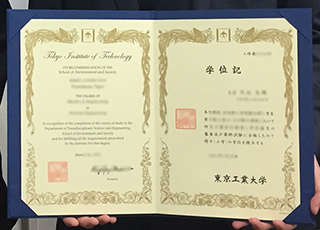 Tokyo Institute of Technology diploma