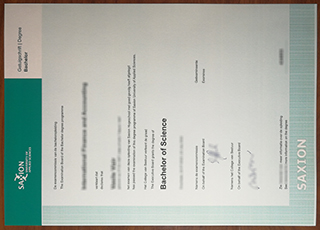 Saxion University of Applied Sciences diploma