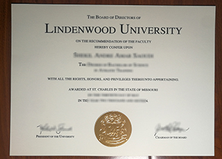 Lindenwood University diploma