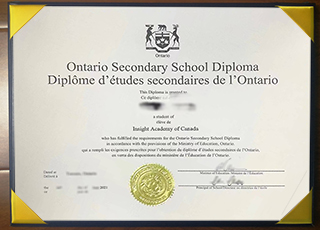 Ontario Secondary School diploma