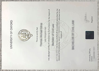 University of Oxford diploma