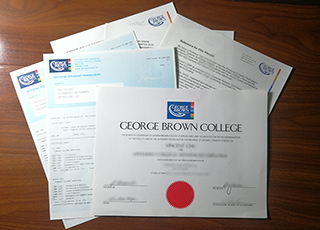 George Brown College degree and transcript