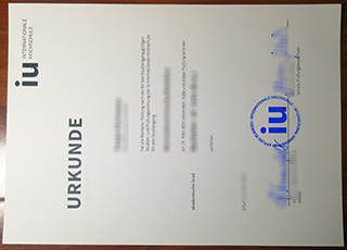 IU Internationale Hochschule diploma