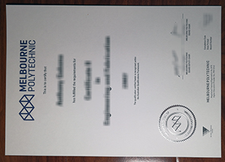 Melbourne Polytechnic diploma certificate