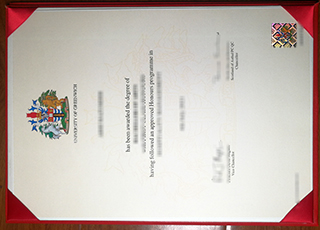 University of Greenwich diploma