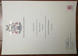 University of Hertfordshire diploma