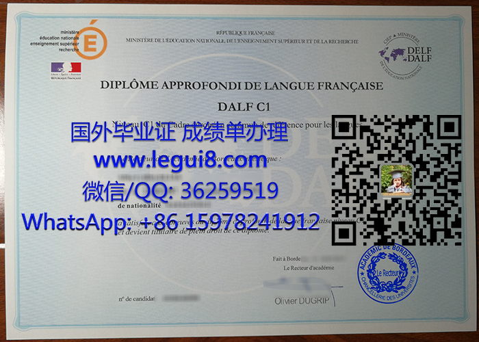 DELF DALF C1 diploma 