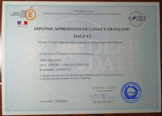 DELF DALF C1 diploma